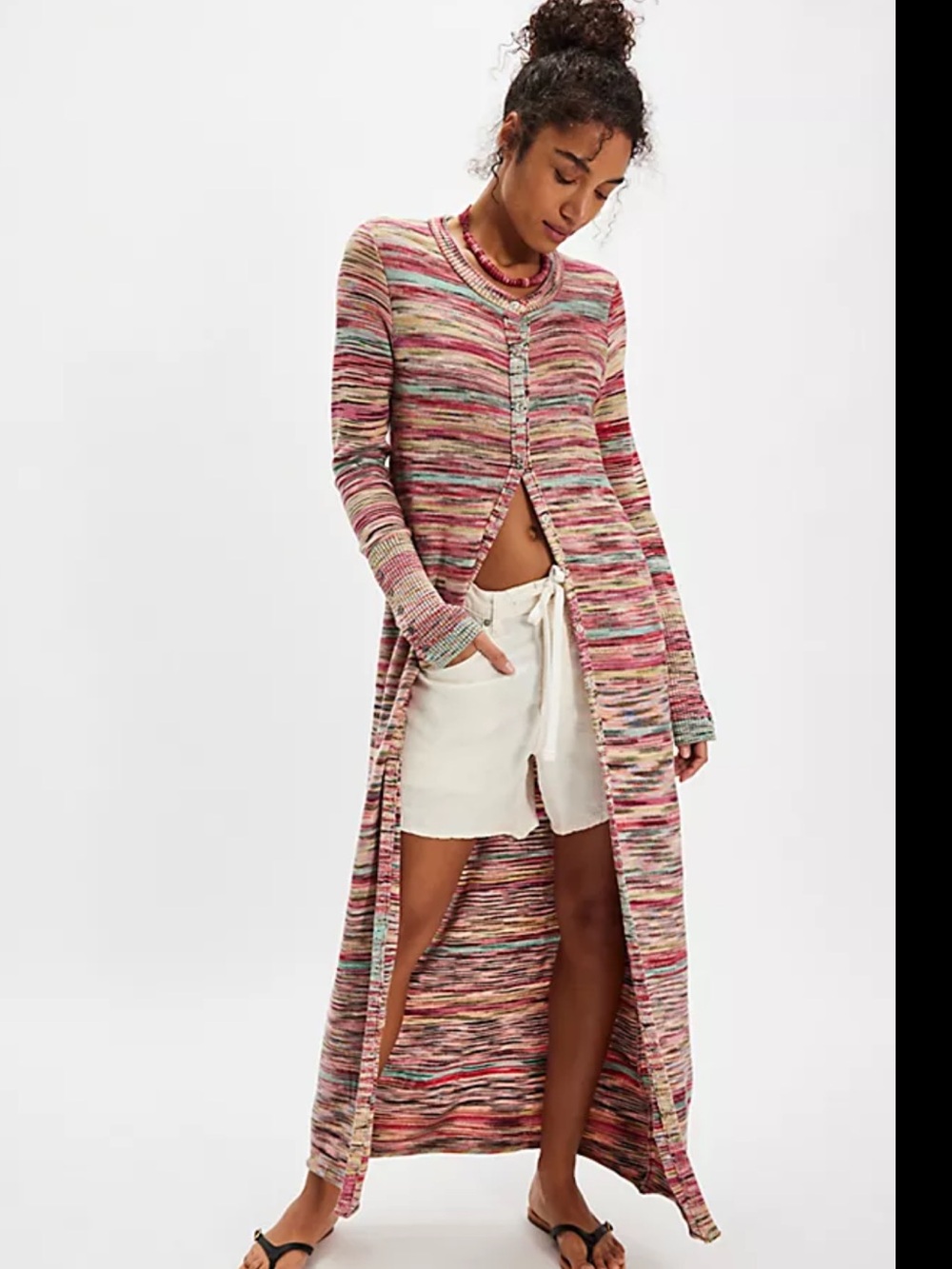 Free People Harmony Long Line Cardigan— out of stock online!